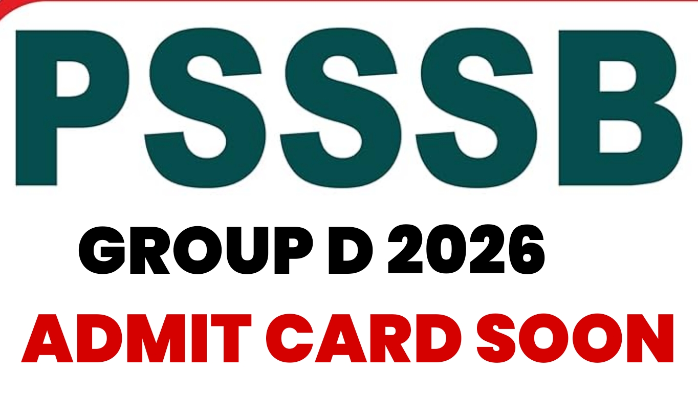 psssb group d admit card 2026